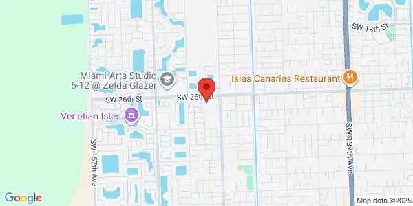 Map of 14740 SW 26th St Miami, FL 33185