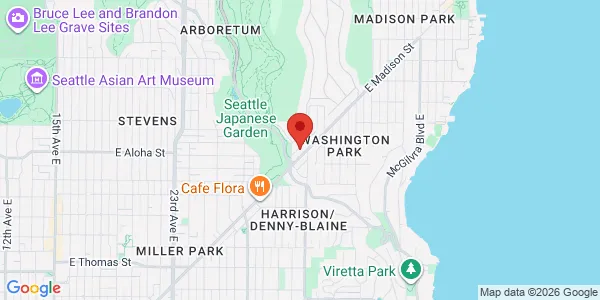 Map of 3130 E Madison St Seattle, WA 98112