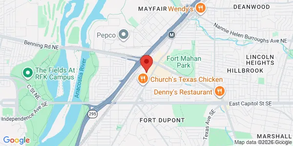 Map of 3924 Minnesota Ave NE Washington, DC 20019