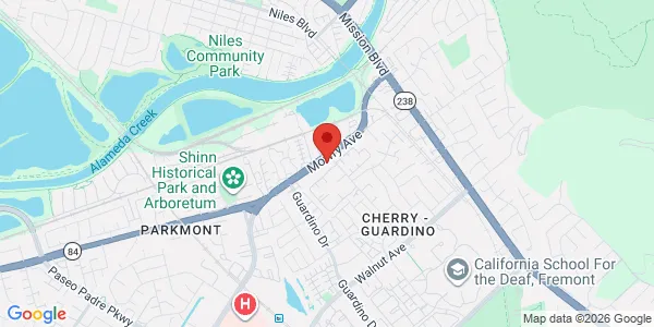 Map of 556 Mowry Ave Ste 102 Fremont, CA 94536