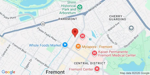Map of 2147 Mowry Ave Ste C1 Fremont, CA 94538