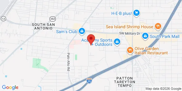 Map of 7390 Barlite Blvd Ste 135 San Antonio, TX 78224