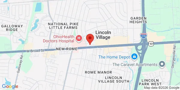 Map of 4998 W Broad St Ste 112 Columbus, OH 43228