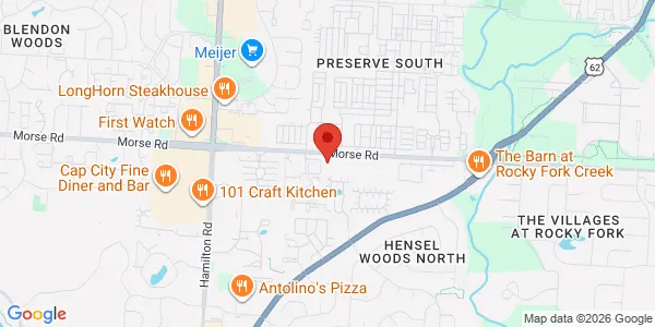 Map of 5175 Morse Rd Ste 125 Gahanna, OH 43230