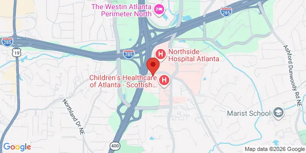 Map of 975 Johnson Ferry Rd Ste 320 Atlanta, GA 30342
