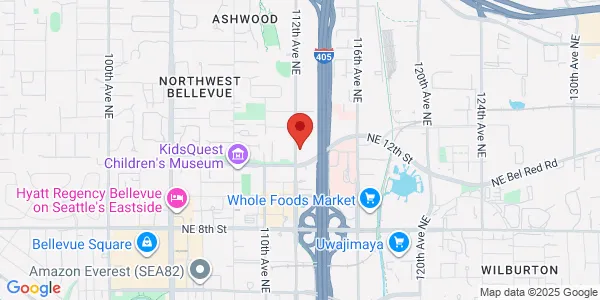 Map of 1200 112th Ave NE Ste C Bellevue, WA 98004