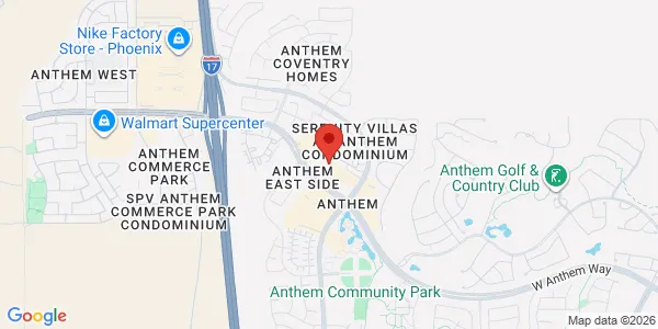 Map of 3654 W Anthem Way Phoenix, AZ 85086
