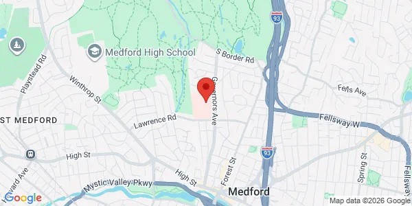Map of 170 Governors Ave Medford, MA 02155
