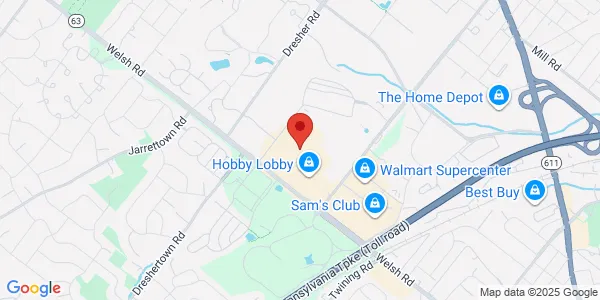 Map of 118 Welsh Rd Horsham, PA 19044