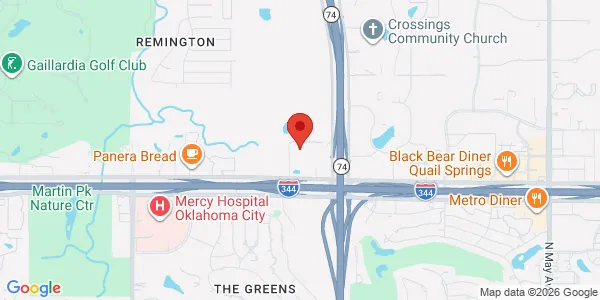 Map of 3705 W Memorial Rd Ste 1406 Oklahoma City, OK 73134