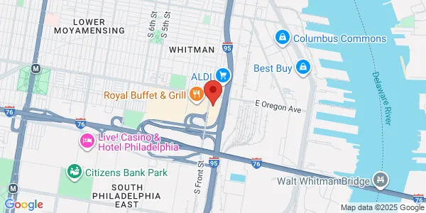 Map of 2715 S Front St Ste 2 Philadelphia, PA 19148