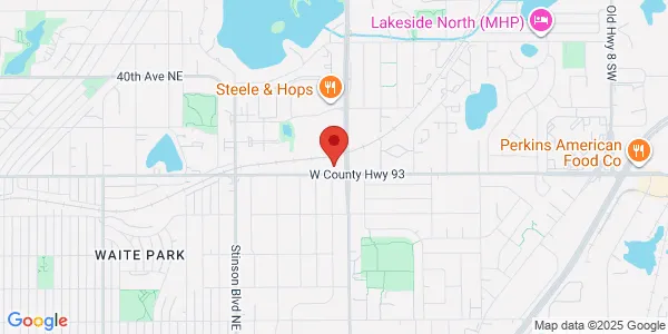 Map of 3700 Silver Lake Rd NE Minneapolis, MN 55421