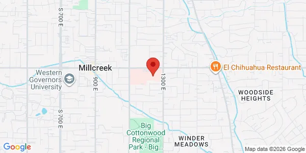 Map of 1250 E 3900th S Bldg B,Ste 50A Salt Lake City, UT 84124