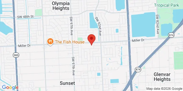 Map of 9310 SW 56th St Miami, FL 33165