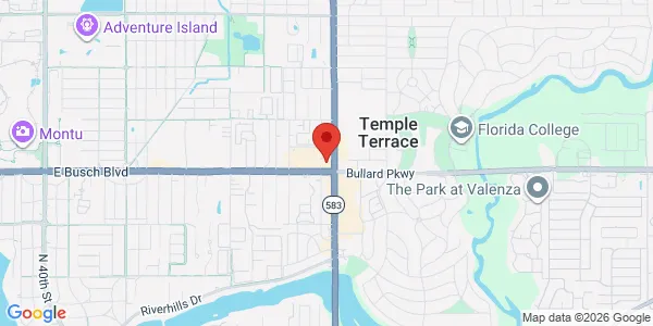 Map of 9202 N 56th St Tampa, FL 33617