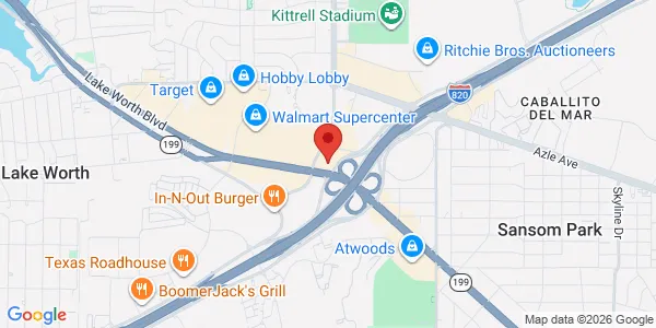 Map of 6244 Lake Worth Blvd Fort Worth, TX 76135