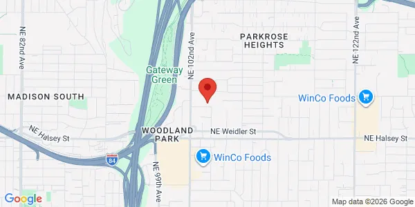 Map of 10373 NE Hancock St Ste 122 Portland, OR 97220
