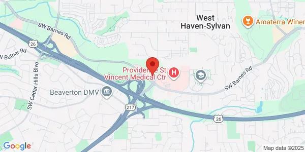 Map of 9555 SW Barnes Rd Ste 220 Portland, OR 97225