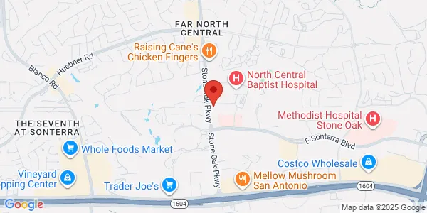Map of 19016 Stone Oak Pkwy San Antonio, TX 78258