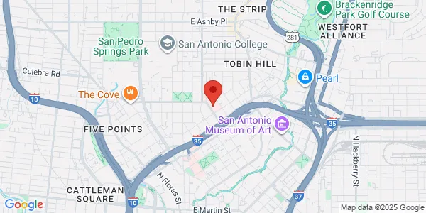 Map of 1200 Brooklyn Ave Ste 165 San Antonio, TX 78212