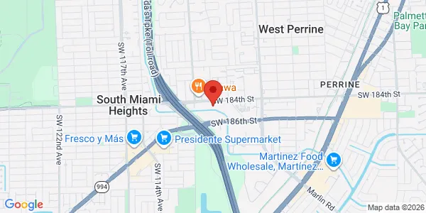 Map of 10980 SW 184th St Miami, FL 33157