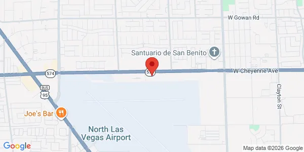 Map of 3945 W Cheyenne Ave Ste 203 North Las Vegas, NV 89032