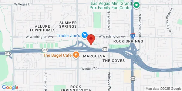 Map of 7455 W. Washington Ave Ste 240 Las Vegas, NV 89146
