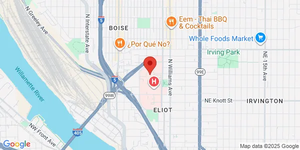 Map of 3001 N Gantenbein Ave Legacy Health Portland, OR 97227