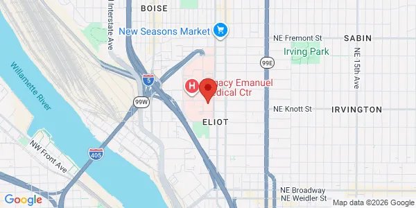 Map of 300 N Graham St Bldg 3, Ste 300 Portland, OR 97227