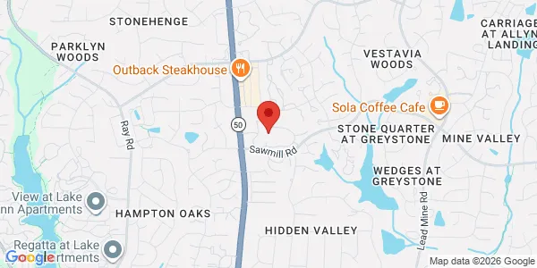 Map of 1500 Sawmill Rd Raleigh, NC 27615