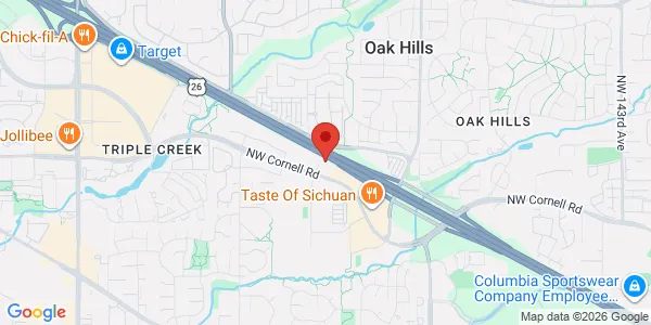 Map of 1960 NW 167th Pl Cornell Medical Plaza Beaverton, OR 97006