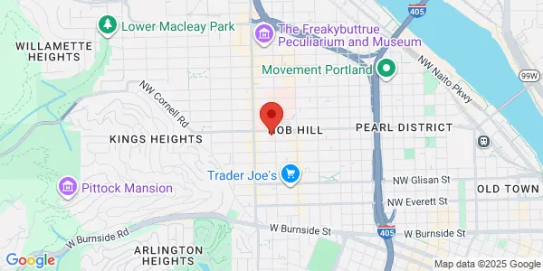 Map of 2222 NW Lovejoy St Good Samaritan Bldg 1, Ste 411 Portland, OR 97210