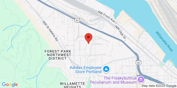 Map of 2850 NW 31st Ave Portland, OR 97210