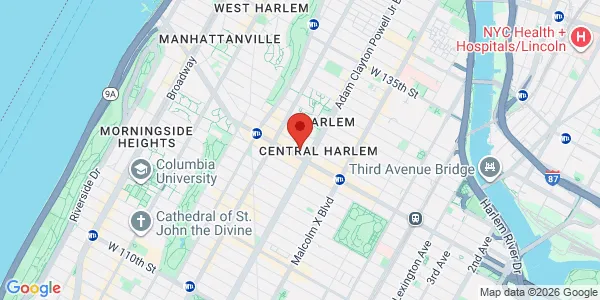Map of 215 W 125th St New York, NY 10027