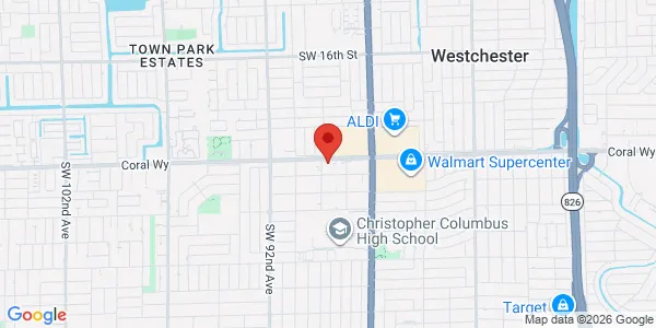 Map of 8888 SW 24th St Miami, FL 33165