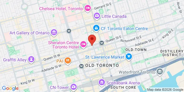 Map of 55 Queen Street Toronto, ON M5C 1R6 Canada