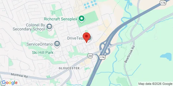 Map of 5303 Canotek Road Gloucester, ON K1J 9M1 Canada