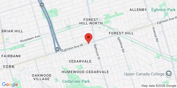 Map of 901 Eglinton Avenue W Toronto, ON M6C 2C1 Canada
