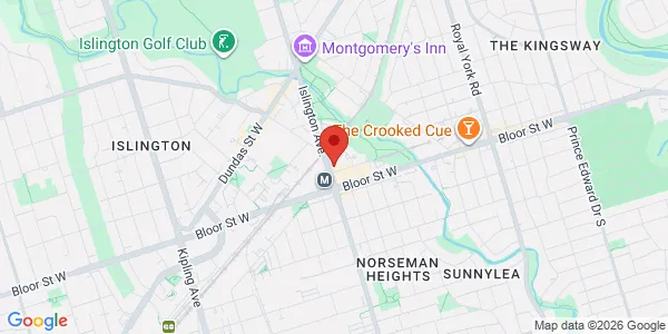 Map of 1243 Islington Ave Ste 603 Etobicoke, ON M8X 1Y9 Canada