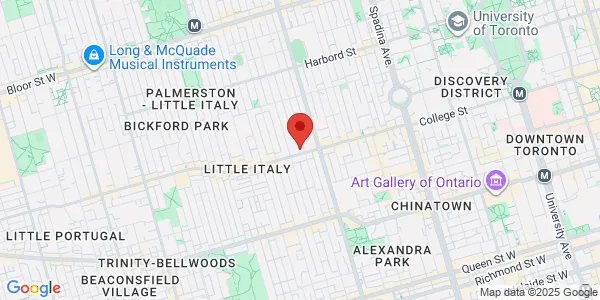 Map of 474 College Street Toronto, ON M6G 1A4 Canada