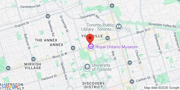 Map of 180 Bloor Street West Toronto, ON M5S 1T6 Canada