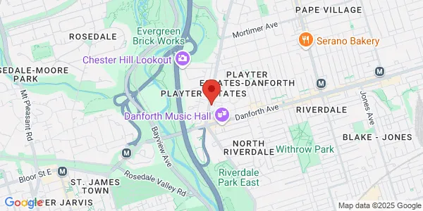 Map of 807 Broadview Ave Ste 202 Toronto, ON M4K 2P8 Canada