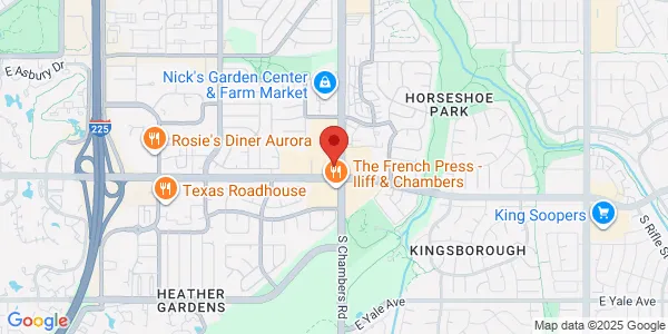 Map of 2295 S Chambers Rd Ste I Aurora, CO 80014