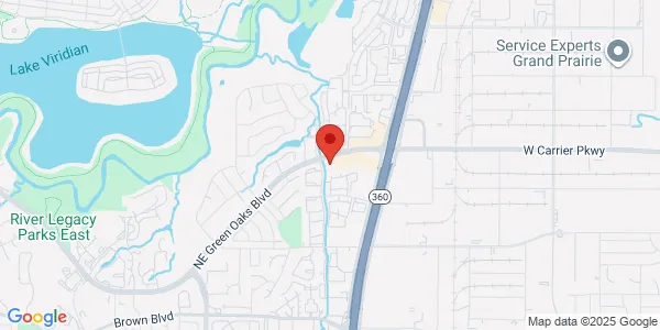 Map of 2500 NE Green Oaks Blvd Ste 201B Arlington, TX 76006
