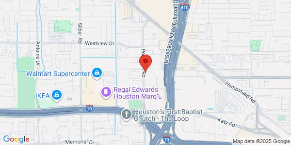 Map of 1244 N Post Oak Rd ste 200 Houston, TX 77055