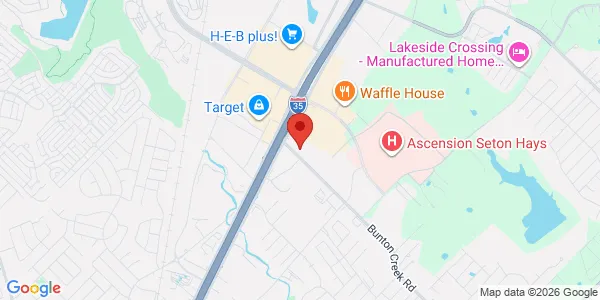 Map of 135 Bunton Creek Rd Ste 101 Kyle, TX 78640