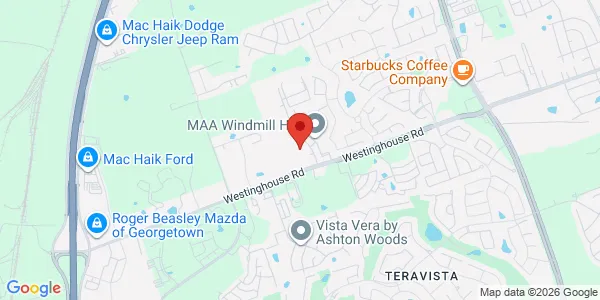 Map of 1502 Blue Ridge Dr Ste 103 Georgetown, TX 78626