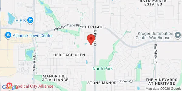 Map of 9427 N Beach St Ste 104 Fort Worth, TX 76244