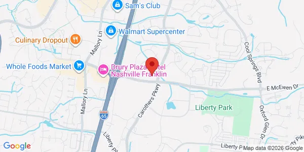 Map of 2235 E Mcewen Dr Franklin, TN 37067
