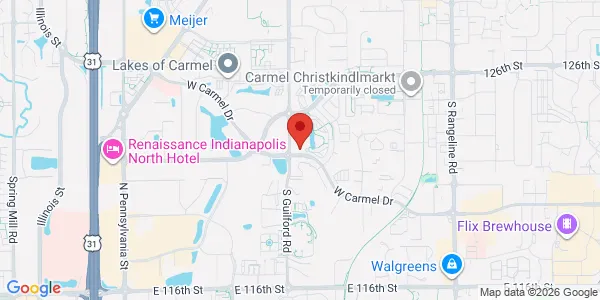 Map of 650 W Carmel Dr Ste 110 Carmel, IN 46032